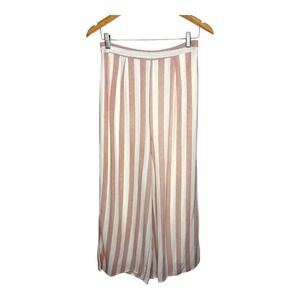 Sadie & Sage Striped Wide Leg Palazzo Pants‎ Bohemian Lined Women Size Small